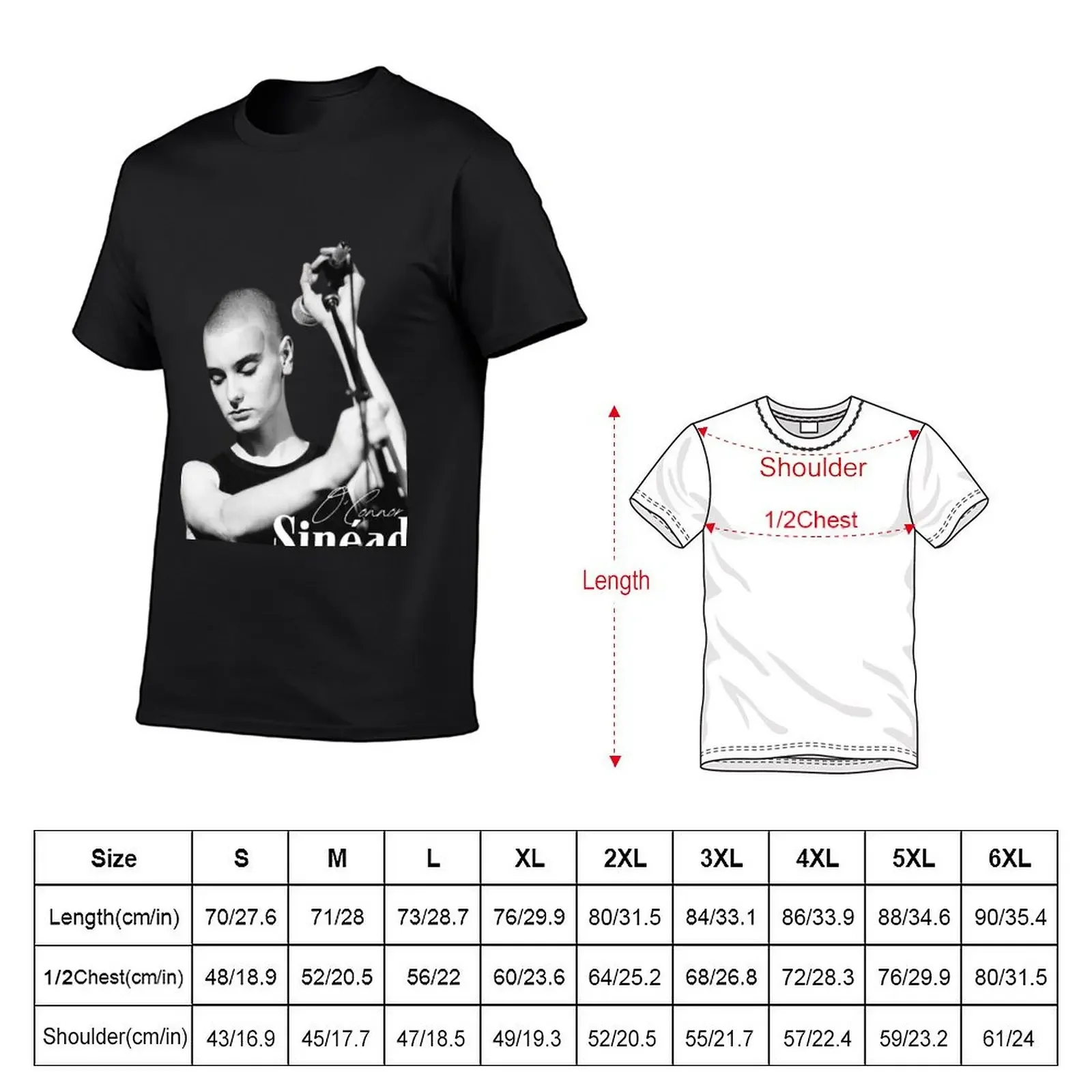 Sinead O'Connor retro 90s T-Shirt custom shirt cute clothes plus size clothes sublime t shirt men 100℅ cotton