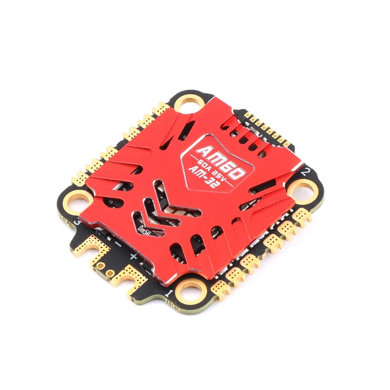 

1pcs/AM60 AM_32 60A 32Bit 3-6S 4in1 ESC 30.5*30.5mm M3 Mounting holes for Rc Multirotor FPV Racing Drone