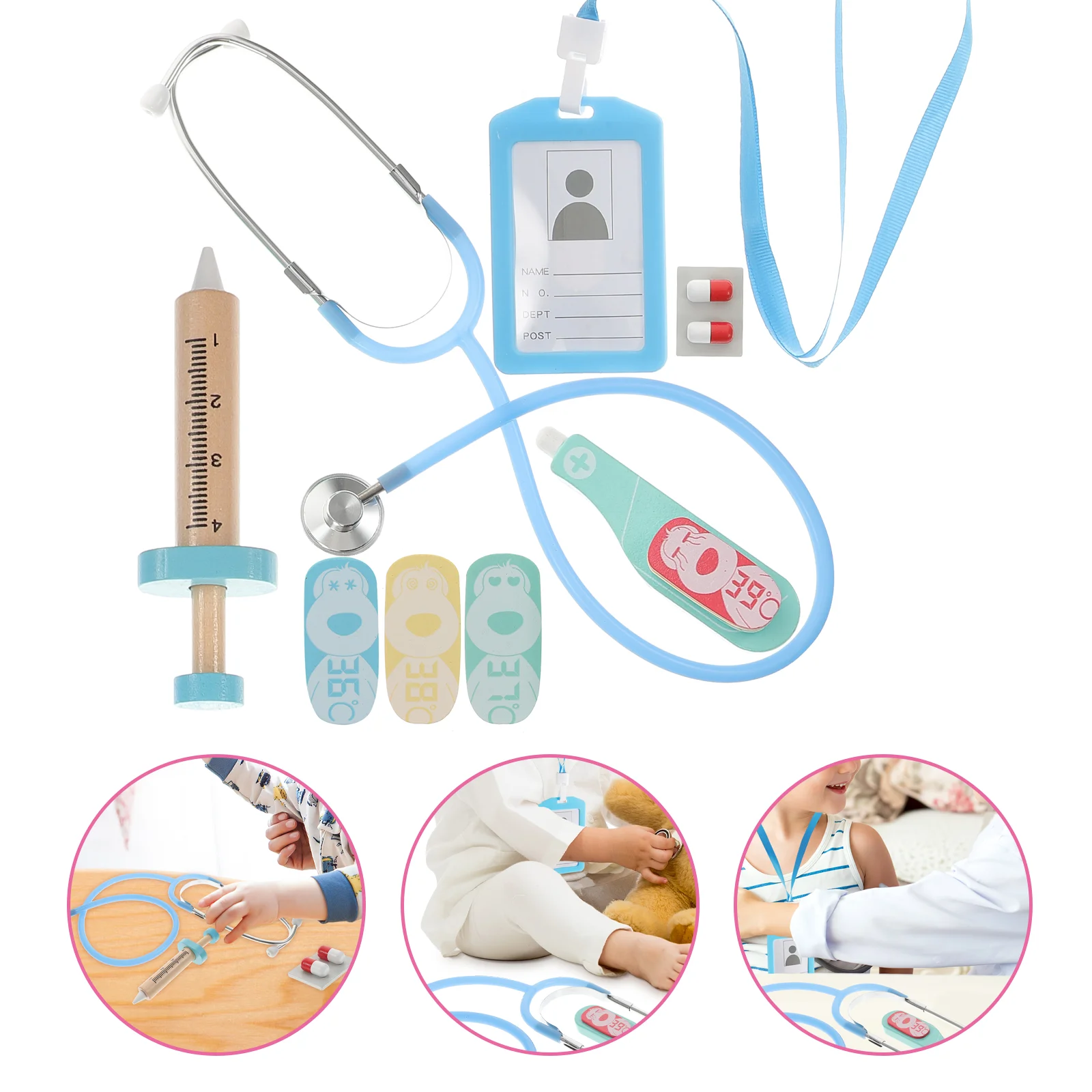 1 conjunto criança fingir jogar médico brinquedos criança médico jogar conjunto criança médico playset médico kit para crianças