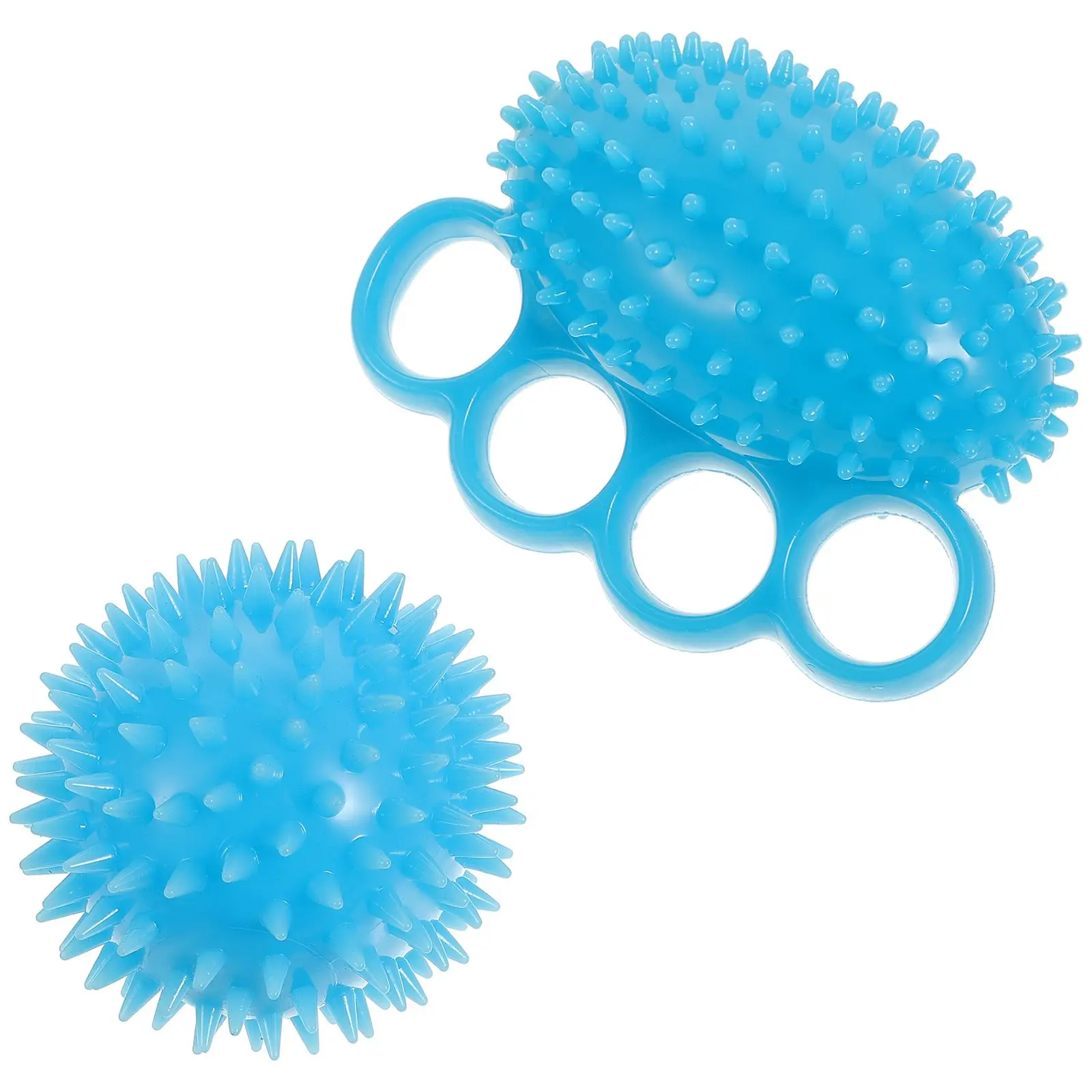 

2Pcs Grip Balls for Hand Therapy Fitness Strengthening Rehabilitation Massage Balls Material High Elasticity Portable Home