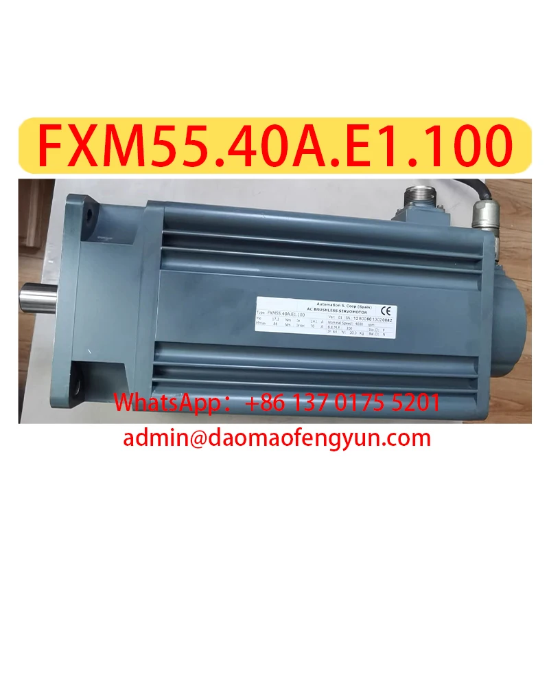 

FXM55.40A.E1.100 Used Servo Motors，Fast shipping