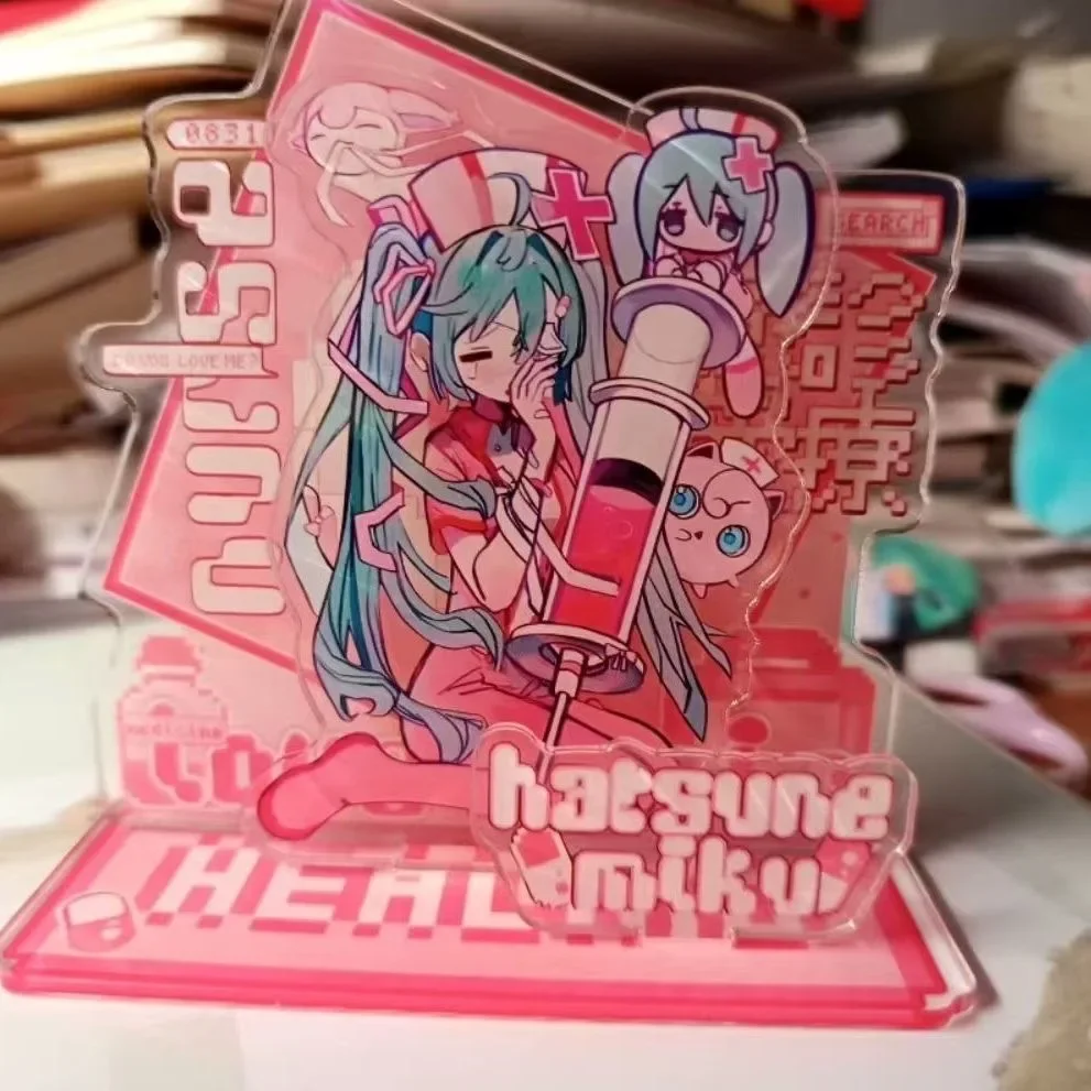 Hatsune Miku Kasane Teto Acryl-Standfigur Hatsune Miku Project DIVA Anime-Zubehör Kreatives Schreibtisch-Ornament Neue Geschenke – Detail 6