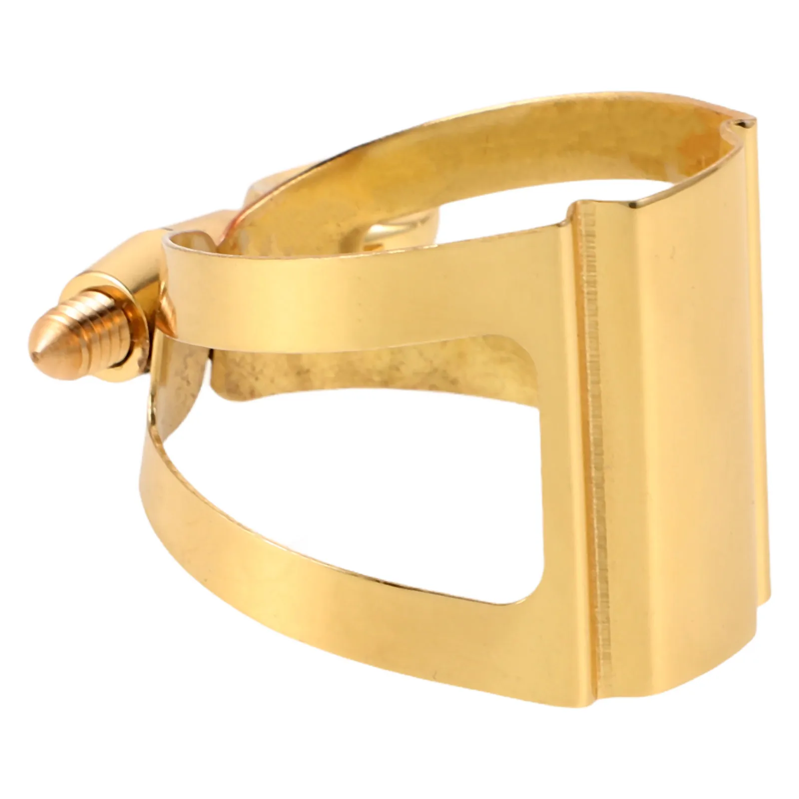 

Brass Sax Ligature Alto Saxophone Mouthpiece Fastener Metal Clip For Wind Instrument Parts Repair Replacement Accessory