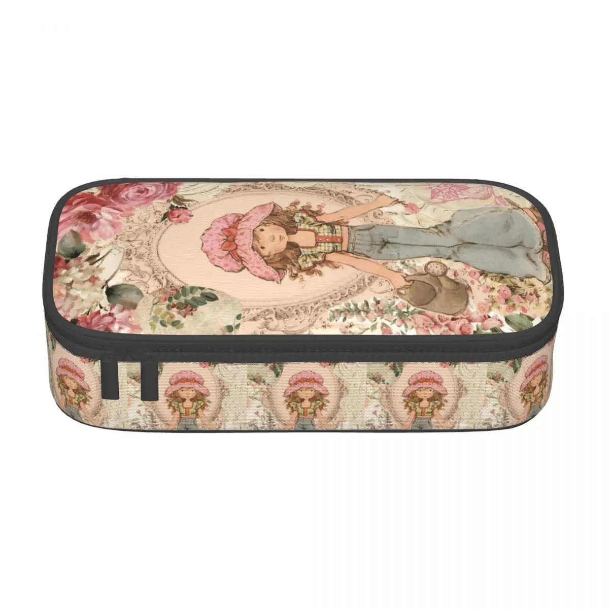 Custom Adorable Cute S-Sarahs K-Kays School Pencil Cases Boy Girl Big Capacity Cartoon Pencil Bag Pouch Students Stationery