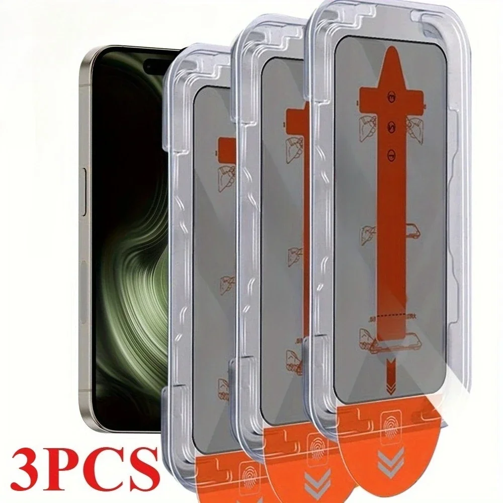 

2 шт. антишпионская пленка из закаленного стекла для IPhone 17 16 15 14 Pro Max 16e 15 Plus 13 12 11 Pro XR XS Max пылезащитная пленка для экрана