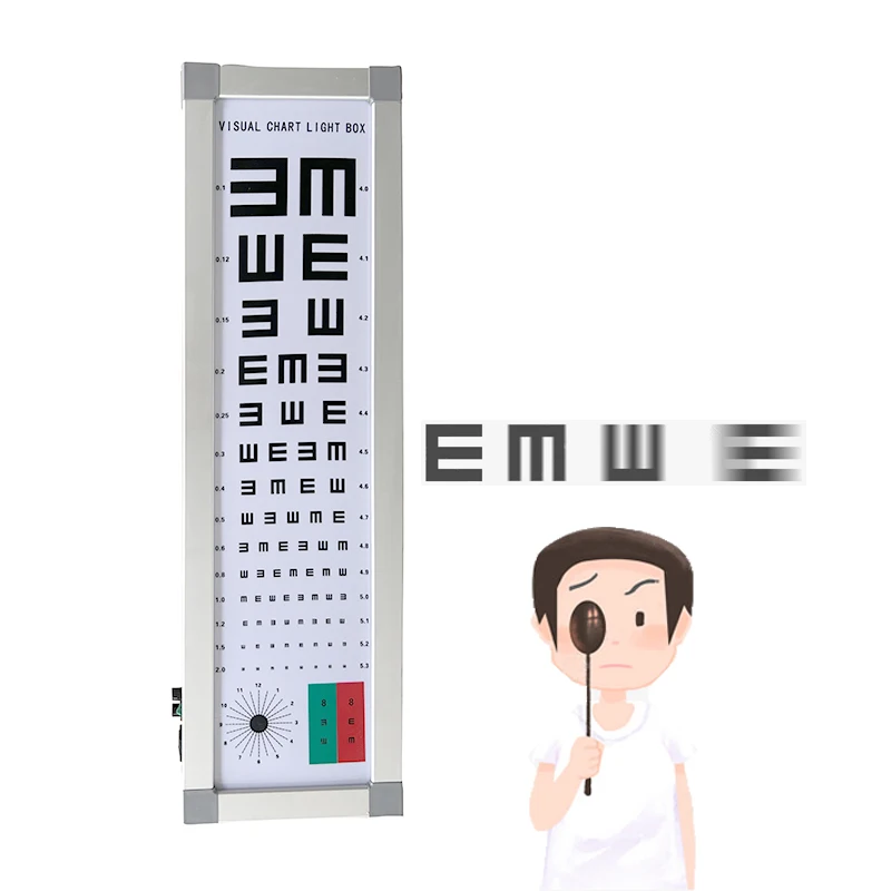 Optical Instrument LED Vision Chart eye testing chart