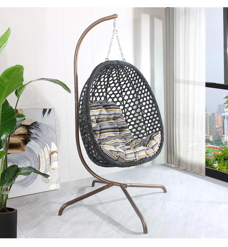 Folding hanging chair, disassembly and assembly hanging chair carton indoor and outdoor balcony swing chair casual lazy chair