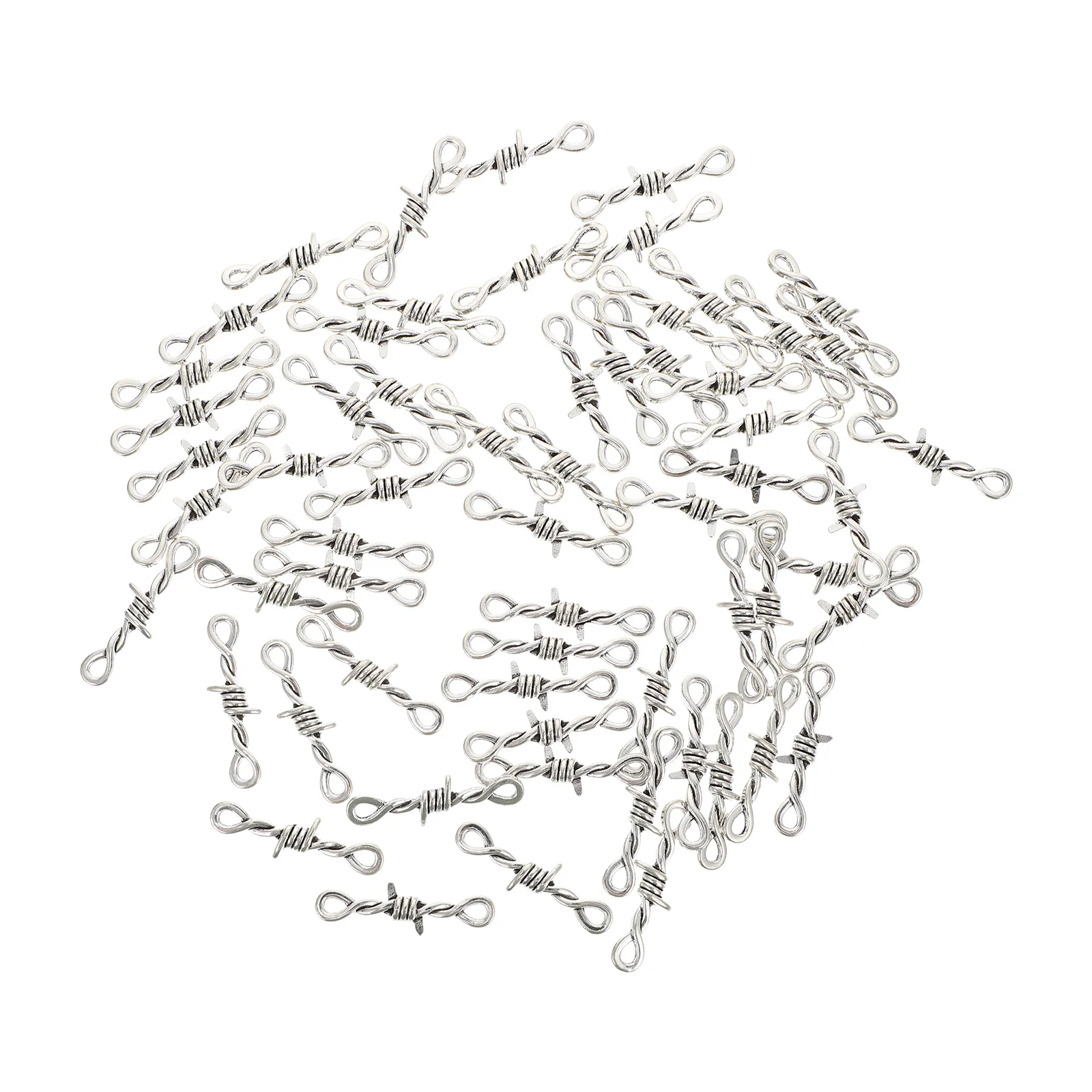 

30pcs Waist Chain Hand Chain Accessories Diy Jewelry Making Supplies Zinc Alloy Bracelet Necklace Charms Craft Findings