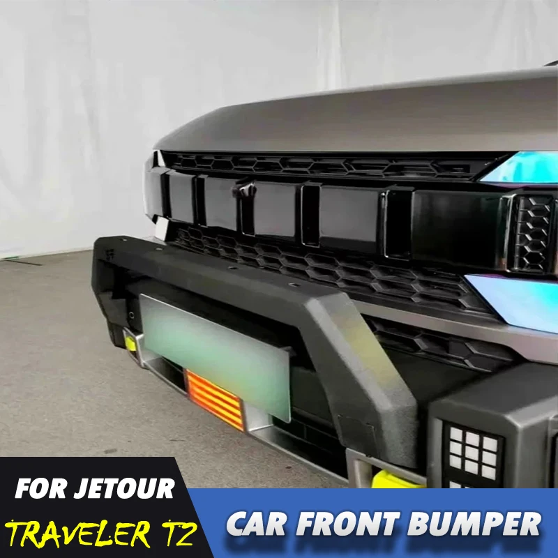 

Автоматическая планка для соревнований по предотвращению столкновений, подходит для JETOUR Traveler T2 2023-2024, передний бампер автомобиля, комплект JMK, внешняя отделка, фитинги