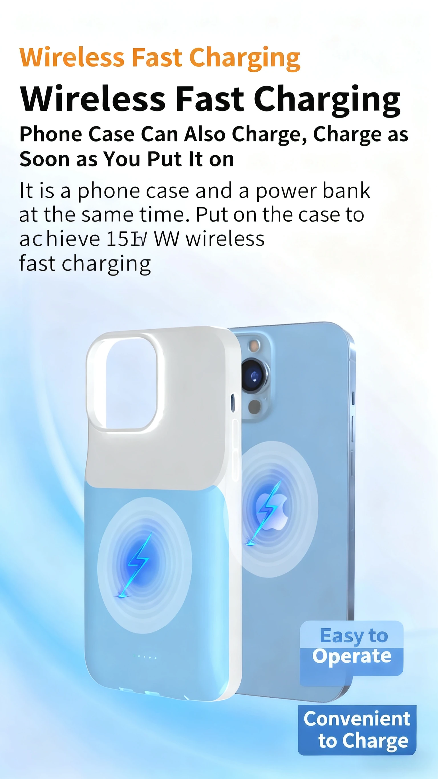 

Power Bank большой емкости для IPhone 13 13 Pro max 13 Pro Портативный аккумуляторный чехол с быстрой зарядкой и безопасной защитой