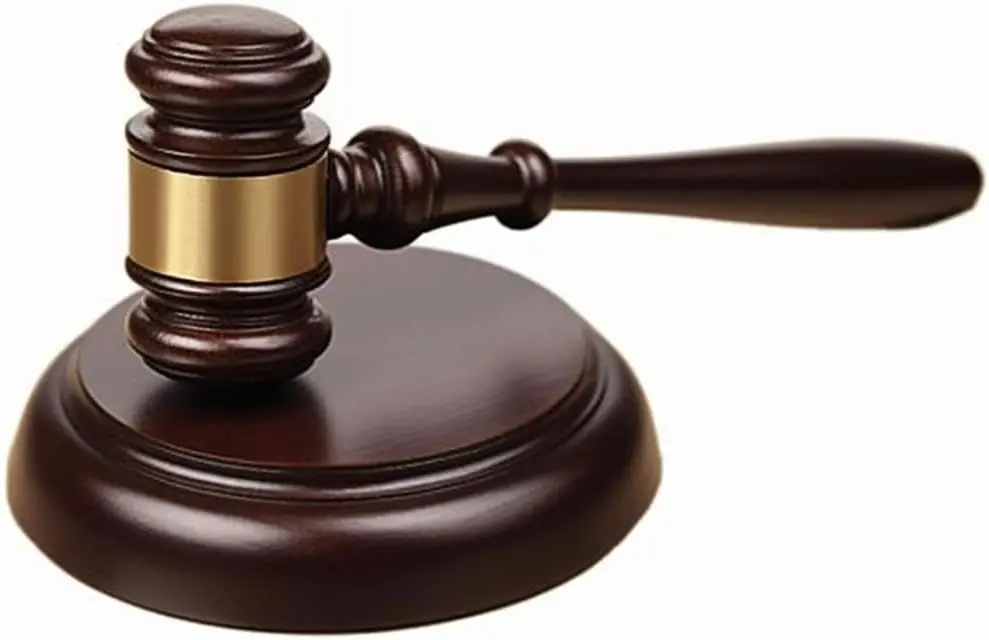 

Gavel Set: Solid Wood Gavel and Block with Superior Acoustic Performance - Durable Heirloom Craftsmanship for Professional