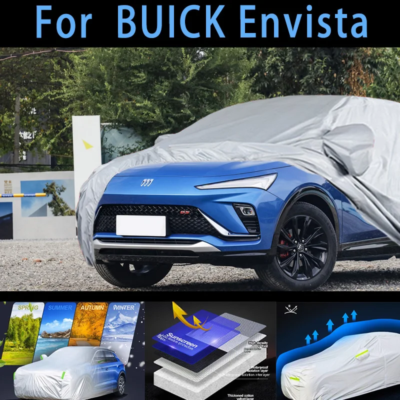 

For BUICK Envista Outdoor Protection Full Car Covers Snow Cover Sunshade Waterproof Dustproof Exterior Car cover protection