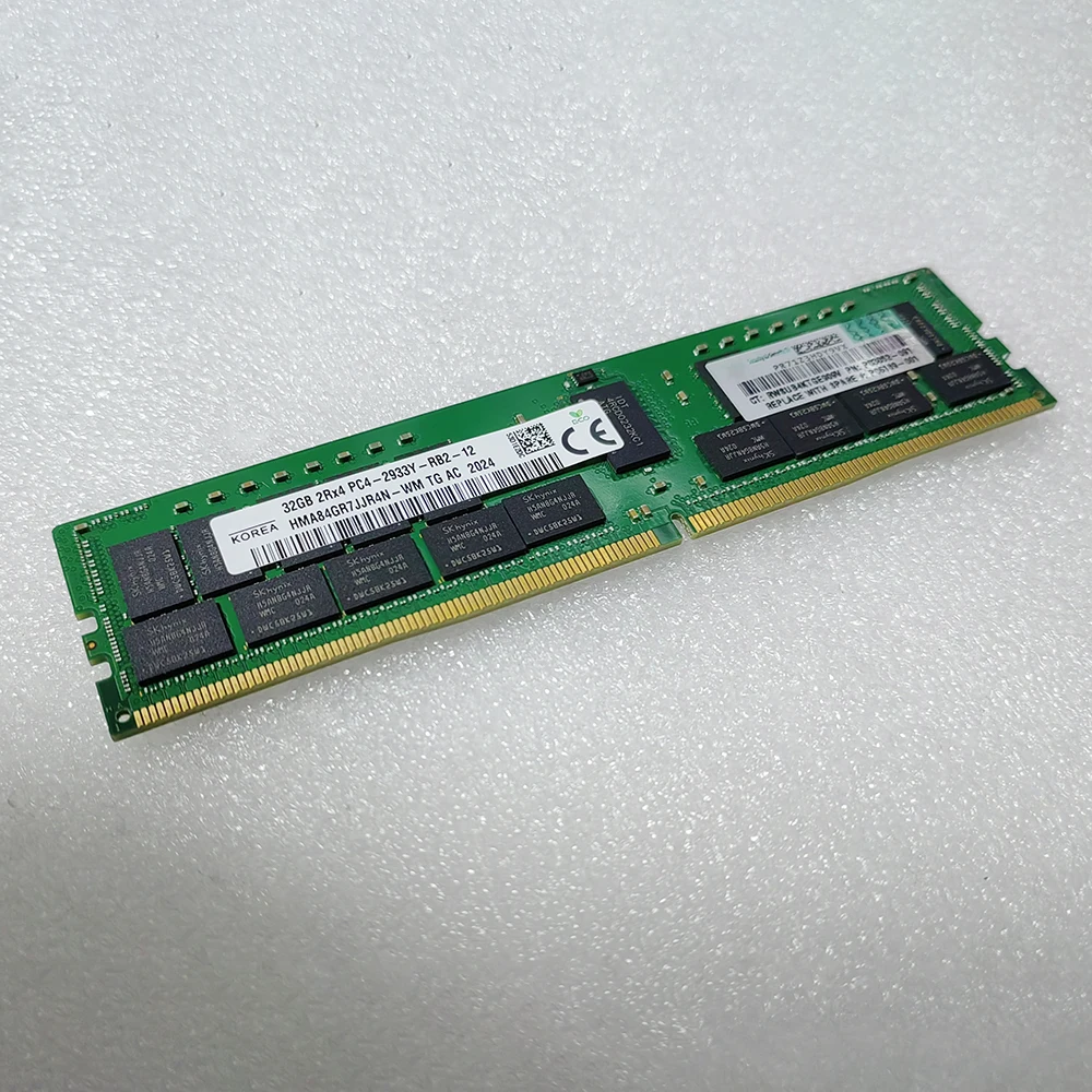 1PCS New Server Memory P00924-B21 P03052-091 For HPE 32GB 2Rx4 DDR4 2933 PC4-2933Y-R  