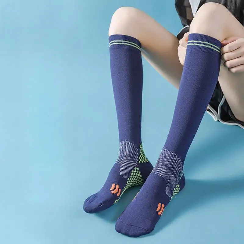 Ladies High Pressure Fitness Socks for Running Yoga Jump Rope Sports Compression Leggings Tights view 2