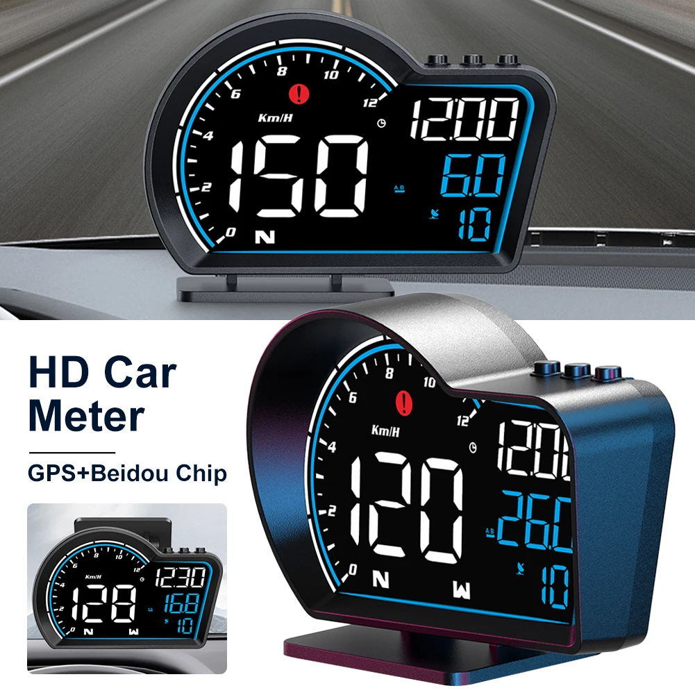 G16วัดความเร็ว GPS ในรถยนต์ระบบ HUD 5V ที่ขับเคลื่อนด้วย USB พร้อมอุปกรณ์เสริมรถยนต์เตือนความจำในการขับขี่ความเร็วสูงเกินไป