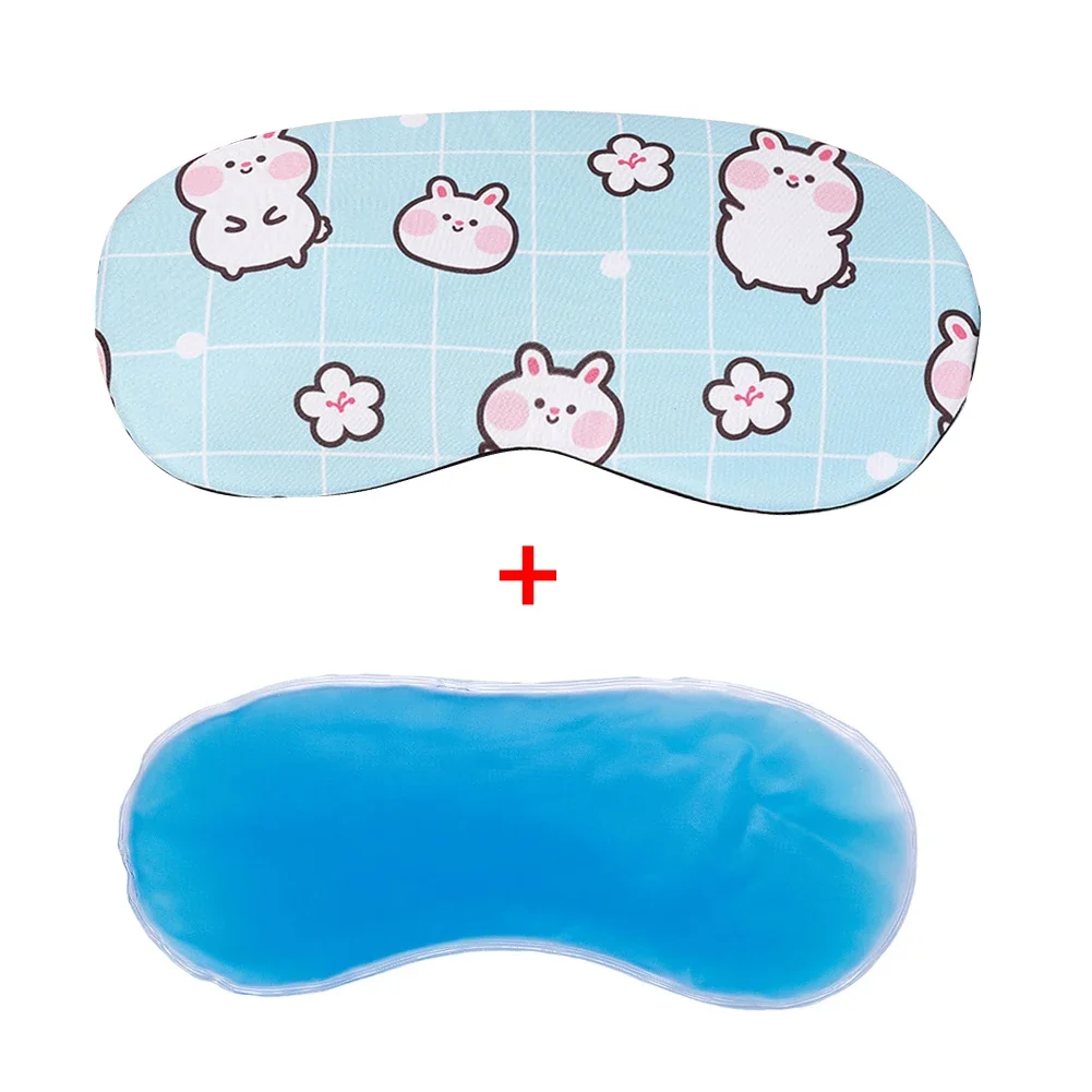 

Eyes Gel Mask Ice Packs Rest Ice Eye Shade Cooler Bag Sleeping Mask Cover Ice Pack Eye Patch Cold Relaxing Soothing