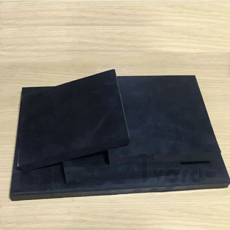 صناعة كتلة مطاطية سوداء مرنة مكافحة زلة التخميد طوقا وسادة مقاومة للصدمات صفائح مطاطية التخميد طوقا سمك 3-100 مللي متر #5