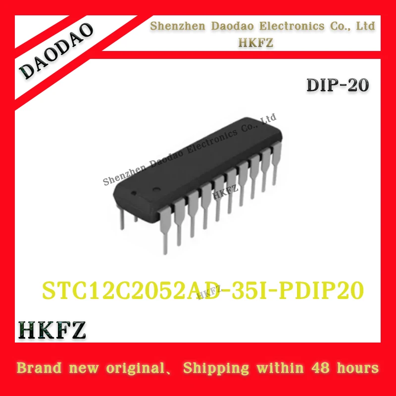 

5Pcs STC12C2052AD-35I-PDIP20 12C2052AD 35I PDIP20 Microcontroller chip IC new original