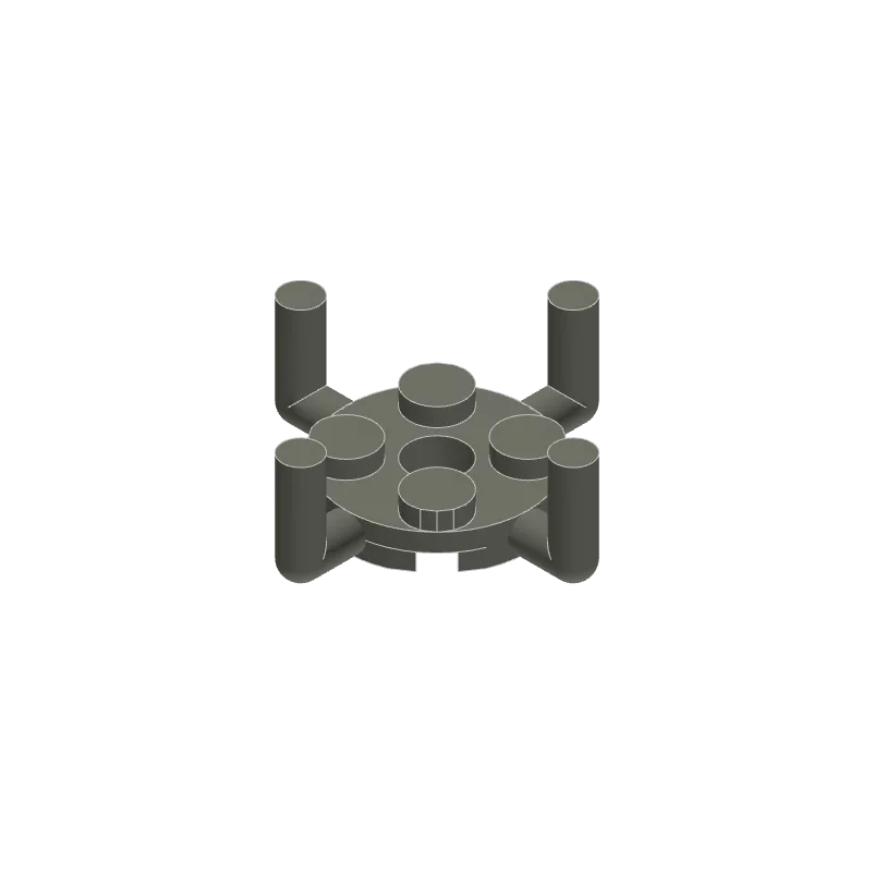 50 قطعة MOC جزء 98284 بيسترا روتوندا 2x2 ماتوني متوافق مع فاي دا تي تجميع كتل دي جزيئات الطفل لغز عنق الرحم