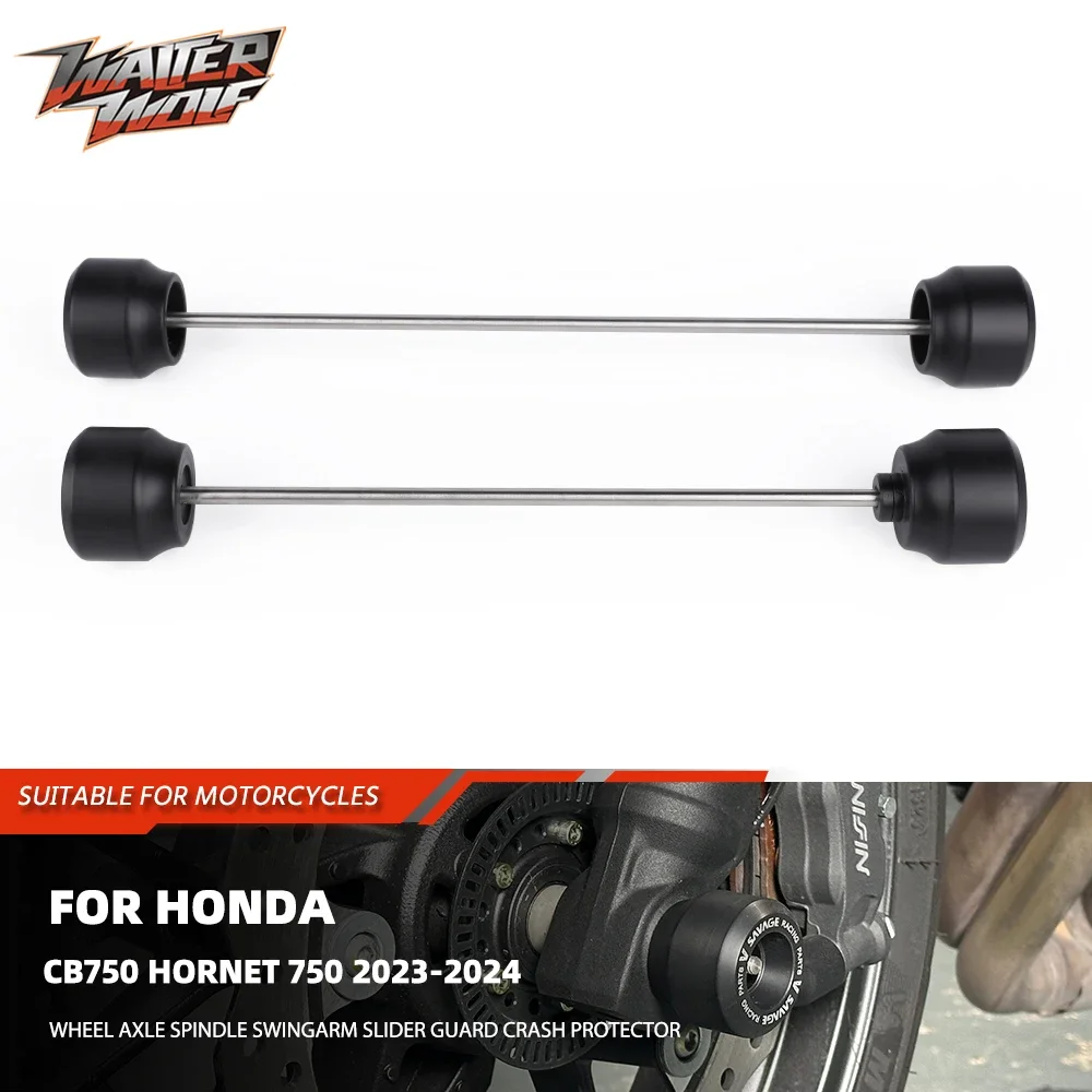 

2024 Front Rear Fork Axle Wheel Crash Sliders For Honda CB750 Hornet 750 Swingarm Spool Spindle Protector Motorcycle accessories