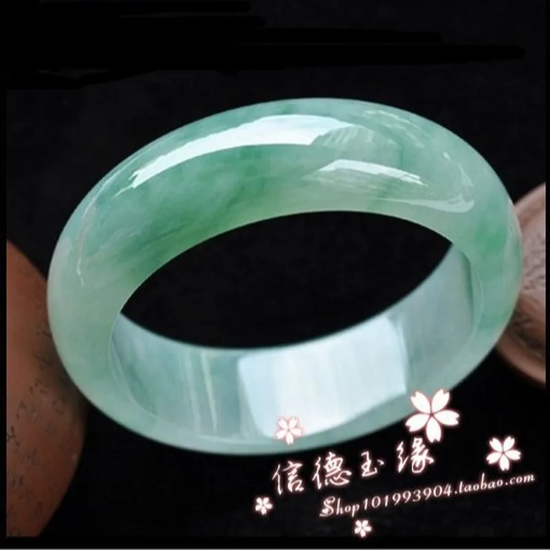 【New Arrivals Sale】EmeraldAJade bracelet from Myanmar Ice-type oil-green jade bracelet for women, genuine jade bracelet