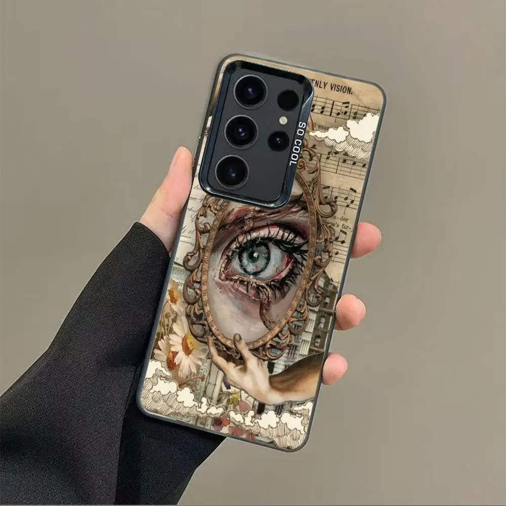

Sky Eye Vision Mobile Phone Case is suitable for Samsung S25 24 23 22 21 20 Plus/Ultra/FE anti-fall and shockproof rear cover