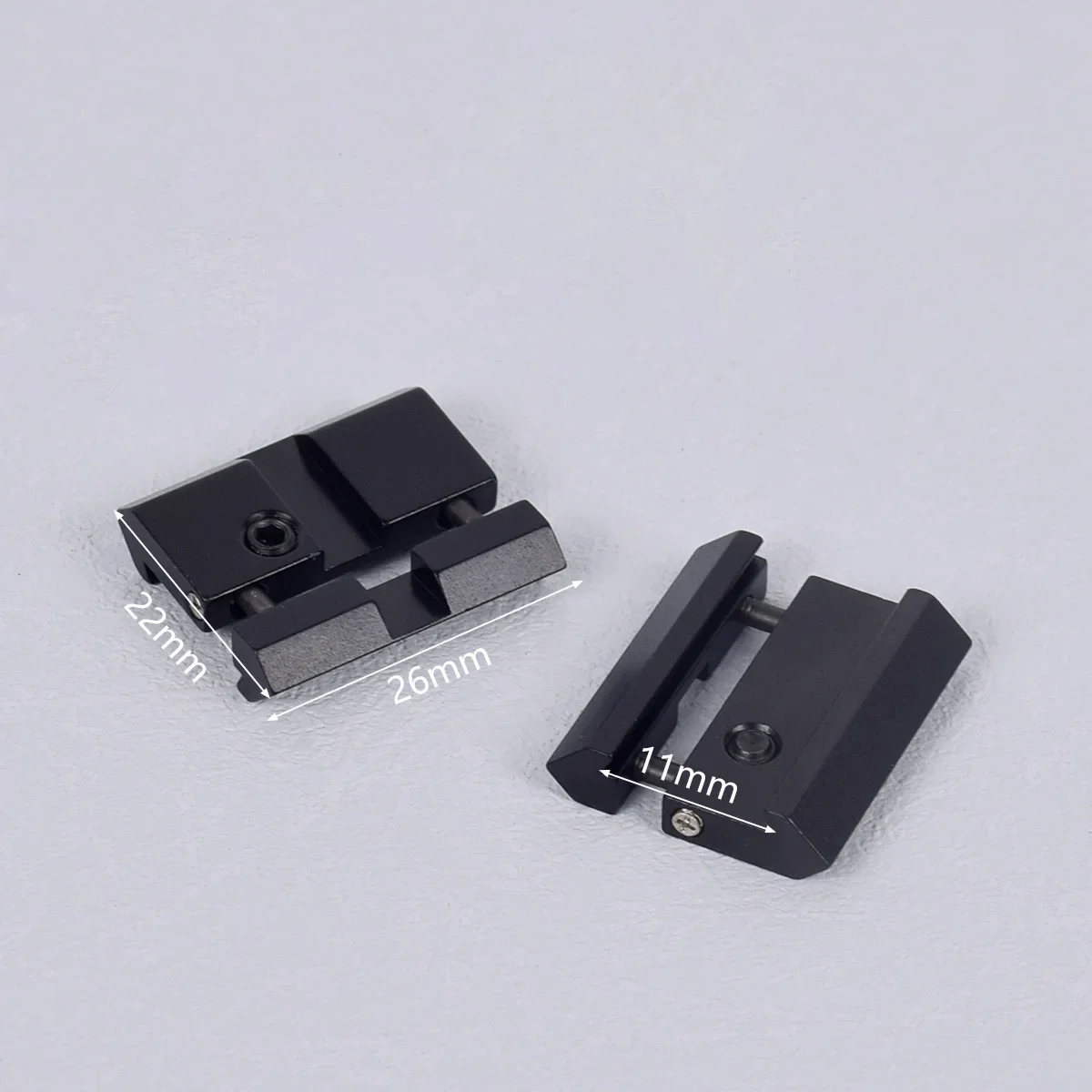 Low Profile Converter 11mm to 20mm / 22mm Scope Ring Mount Adapter For Dovetail Weaver Picatinny Rail Hunting Accessory
