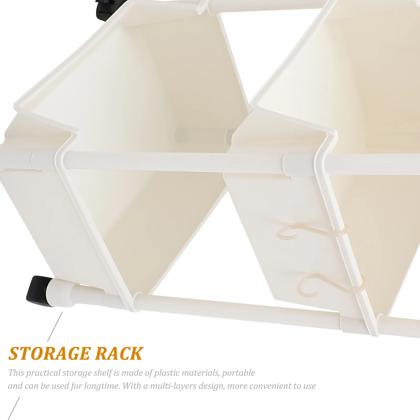 

Roller 3-Tier Bookshelf Movable Bookcase Multi-Purpose Storage Rack for Books and Household Items Movable Bookcase