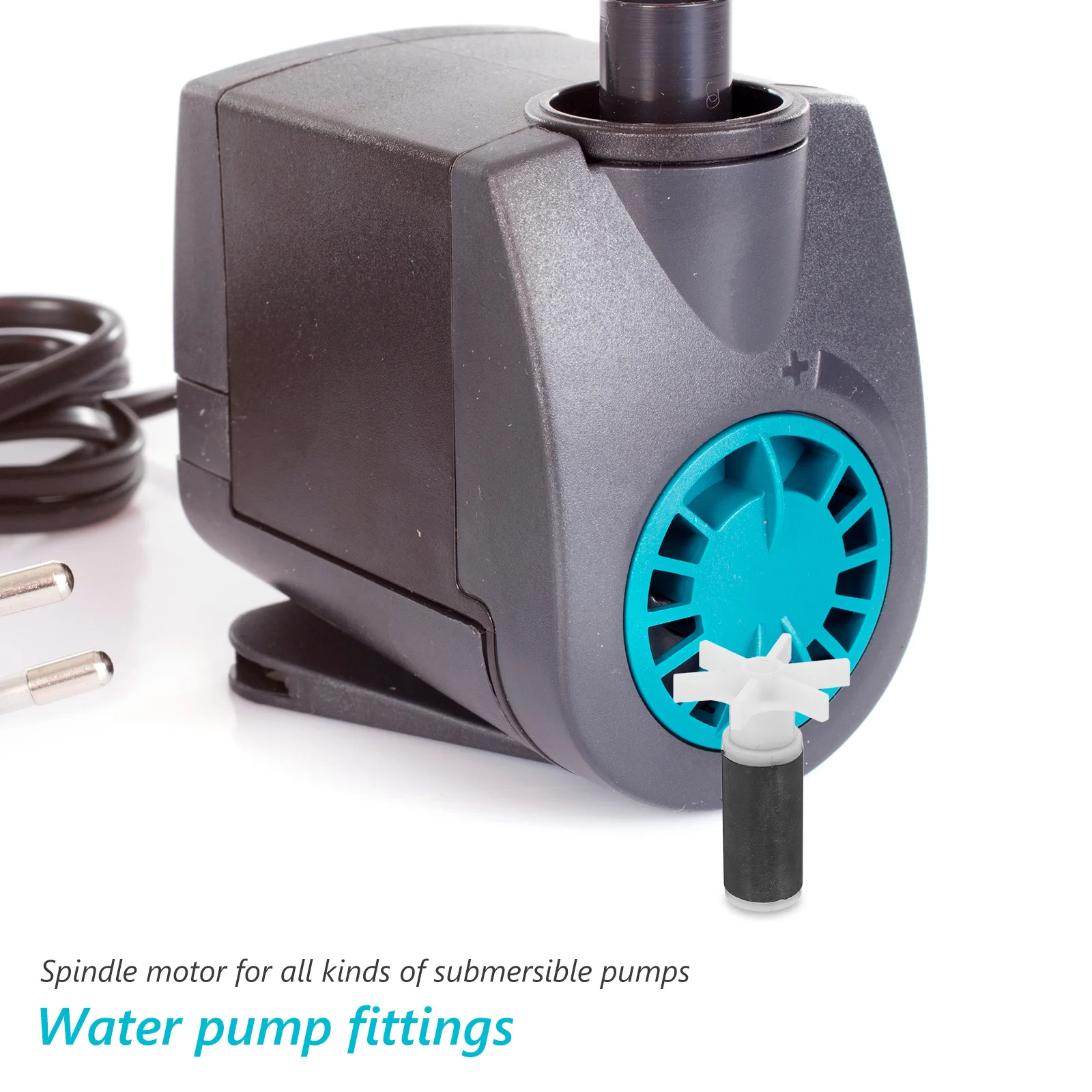 

2Pcs Submersible Pump Impeller Rotor Replacement Quiet Portable Versatile for Aquariums Ponds Fountains Submersible Pump Rotor