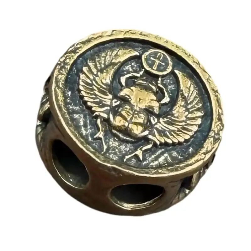 

31BF Insect Metal Beads for Creative Paracord Projects and Fashionable Jewelry Large Hole Charm Artistic Collectibles