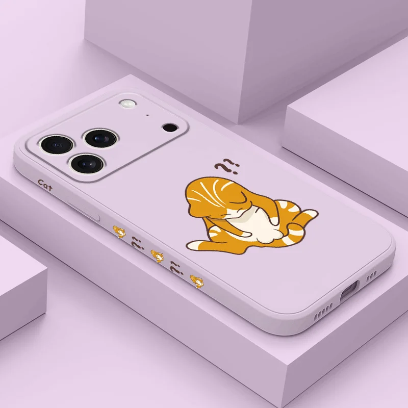 

Confusing Behavior Phone Case For iPhone 17 Air 16 16e 15 14 13 Pro Max Plus Mini Liquid Silicone Soft Cover