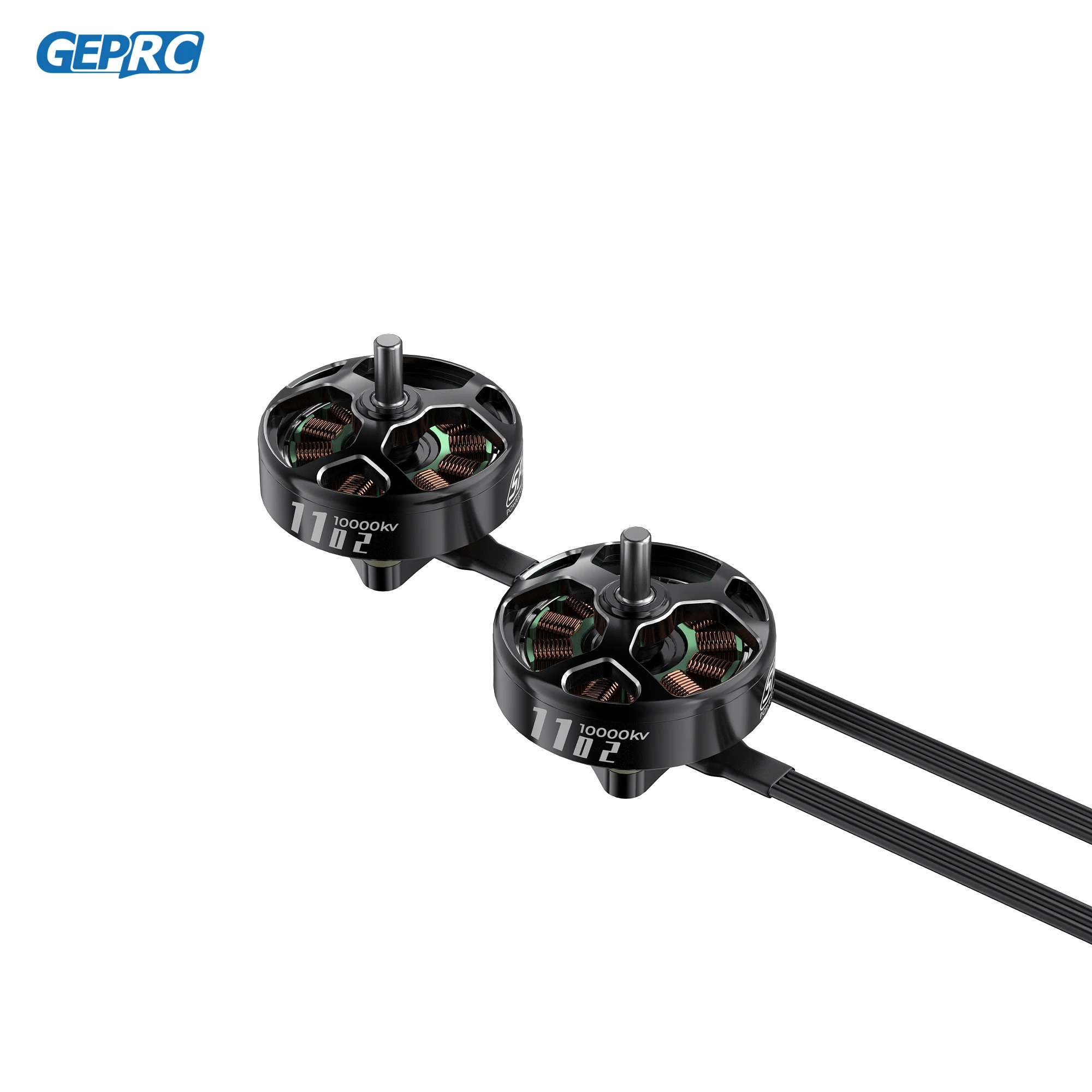 GEPRC-Motor sin escobillas SPEEDX2 1102 10000KV, ESC 12A, negro con Mini 1,6-2 pulgadas RC FPV Racing Drone multicóptero, accesorios