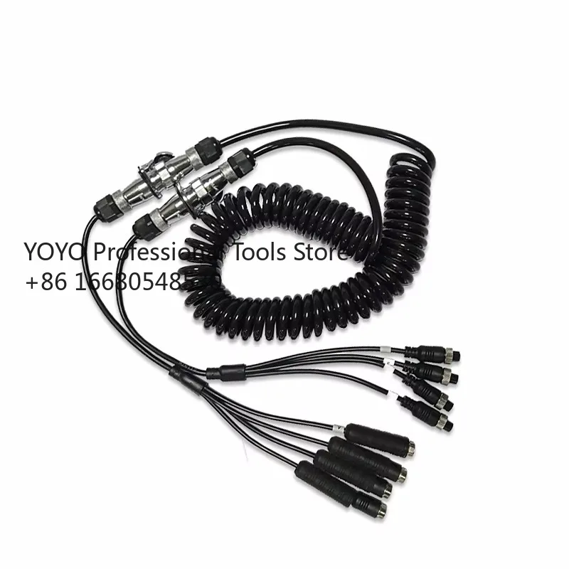 

g5a4 CH 7 Pin Heavy Truck 6 Meter Spring Cable Connector