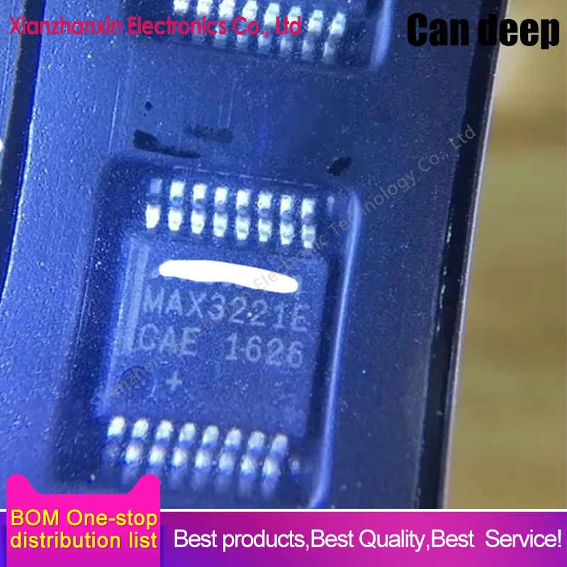 1~5pcs/lot MAX3221ECAE MAX3221 SSOP16 RS-232 Transceiver chips in stock