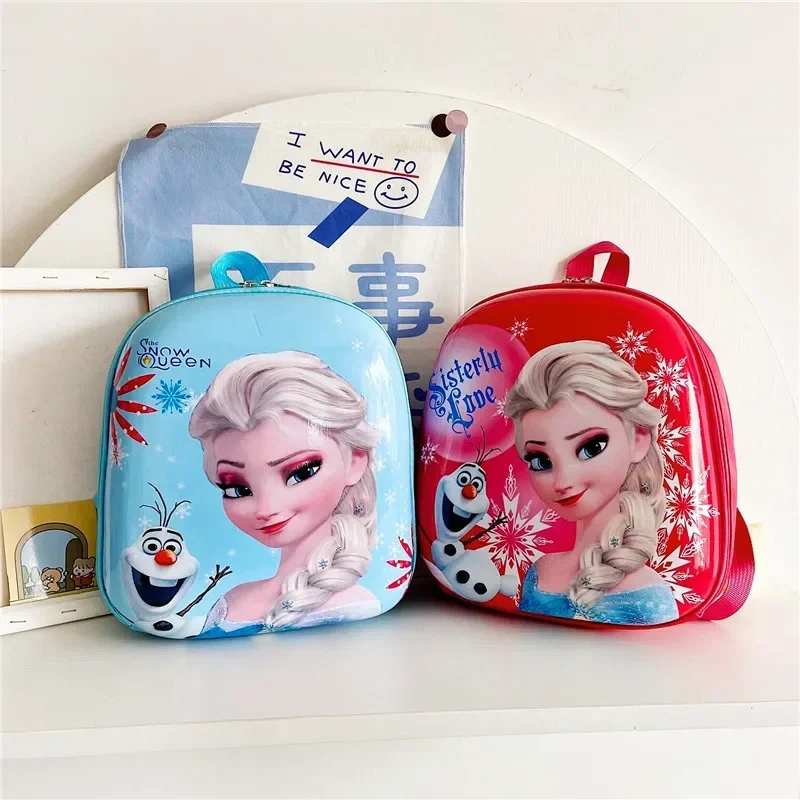 Princess Aisha Sophia Elsa Backpack Kindergarten Girls Cartoon Animation Hard Shell Small Schoolbag Small Class Backpack