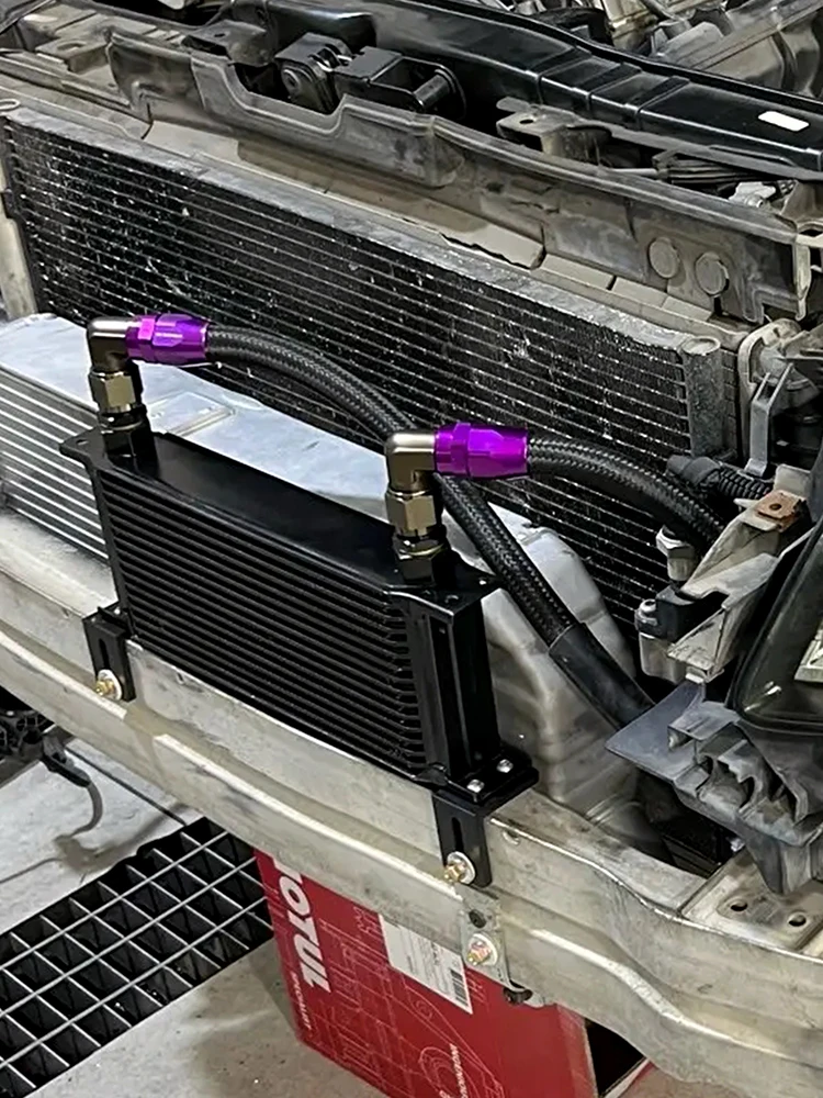 Universele Olieleiding Vrouwelijke Gesmeed Slang Eindfitting Draad Gevlochten Oliebuis Adapter Olie Radiator Fitting Aluminium AN6 AN8 AN10 - afbeelding 2