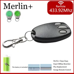 433.92MHz Rolling Code 94335E 84335E 94335EML 84335EML MERLIN C945 C943 C940 C840 1A5639-7 Garage Door Remote Control