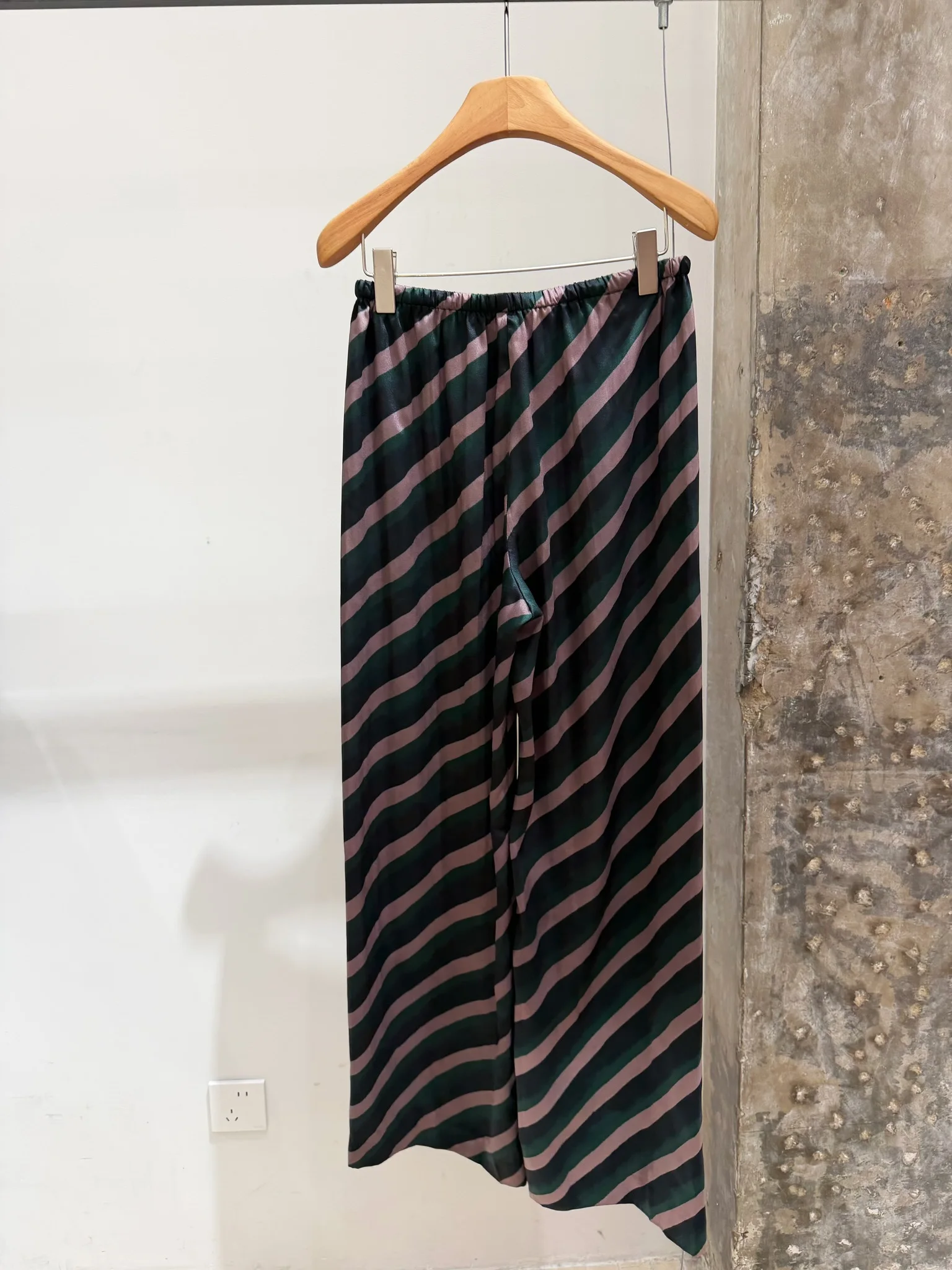 2026 Summer New Striped Versatile Fashion Wide-Leg Pants
