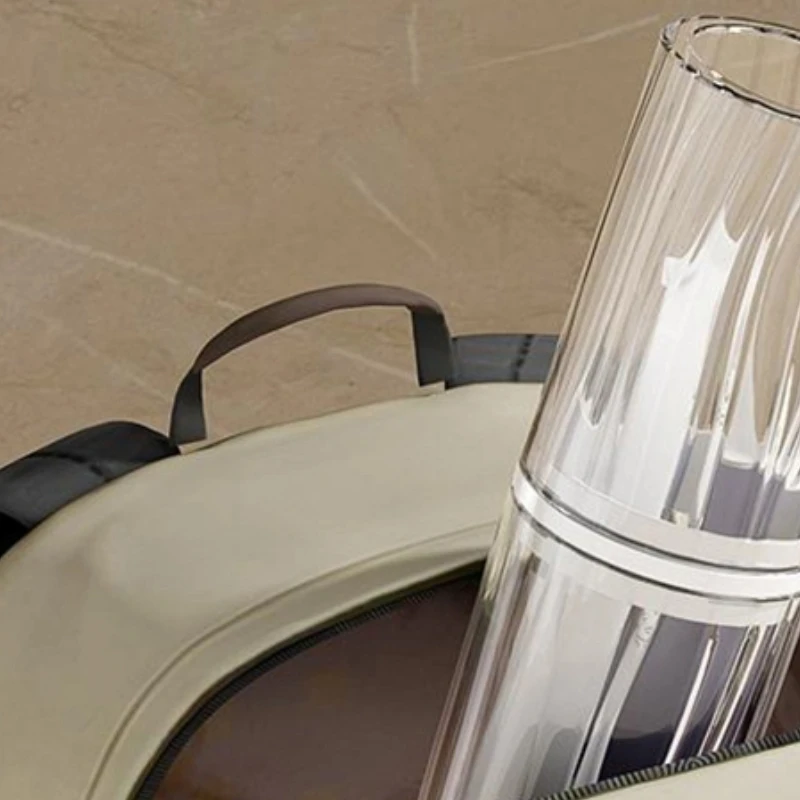 

Travel Portable Toothbrush Cup Bathroom Toothpaste Holder Storage Case Box Organizer Travel Toiletries Storage Cup