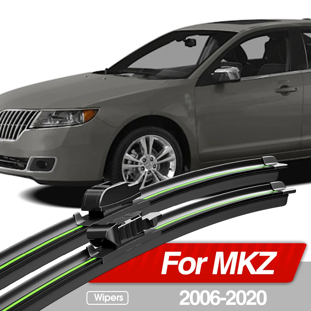 Para Lincoln MKZ 2006-2020 limpiaparabrisas delantero 2x accesorios de ventana de parabrisas 2007 2008 2012 2013 2014 2015 2018 2019