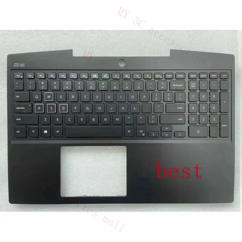 01rpf5 1rpf5 new palmre upper case w/RGB US backlit keyboard for Dell g5 15 5500 colorful backlight Assembly