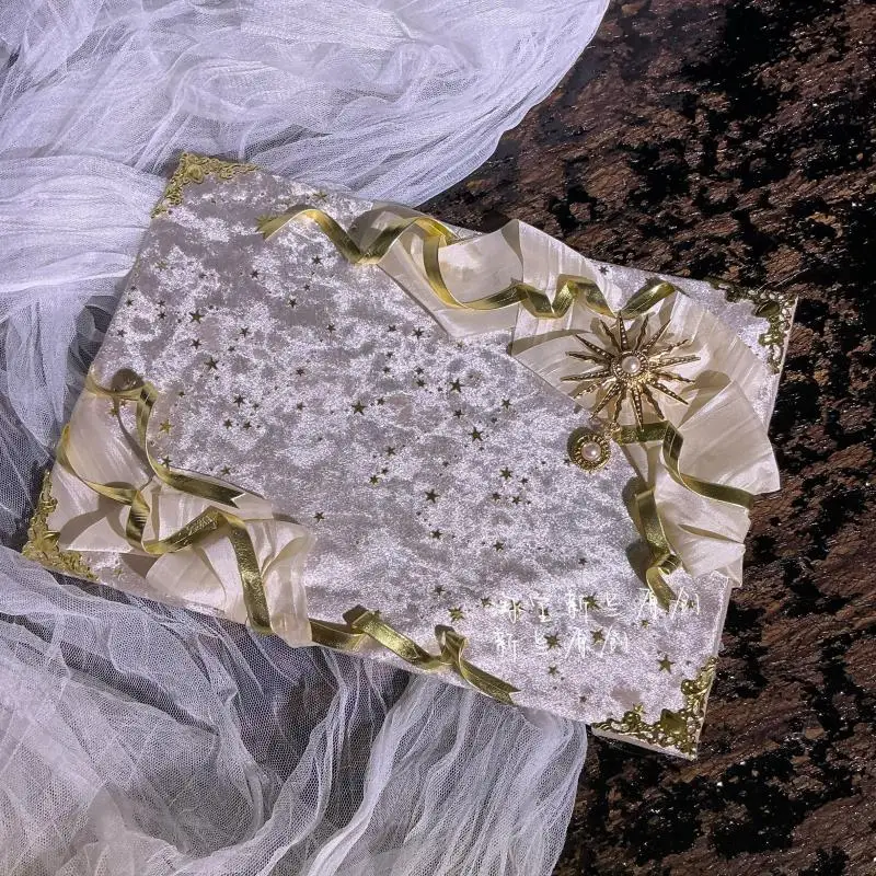 Starry Sky Decorative Base Plate For Ita Bag. Lace Ribbon Handmade Baseplate Decorative. Lolita Badge Display Inser