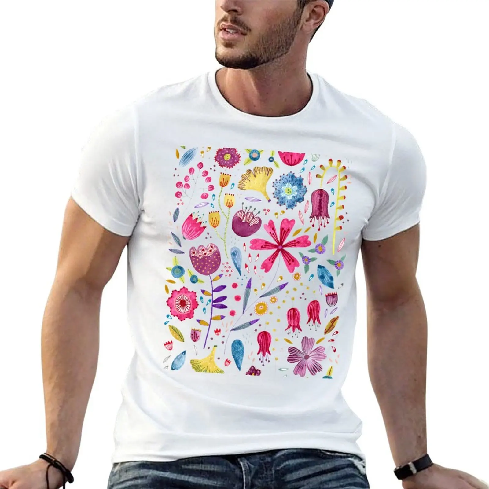 

Autumn Hedgerow Flowers T-Shirt funny t shirts cotton t shirt men 100% cotton luxury brand T-Shirt