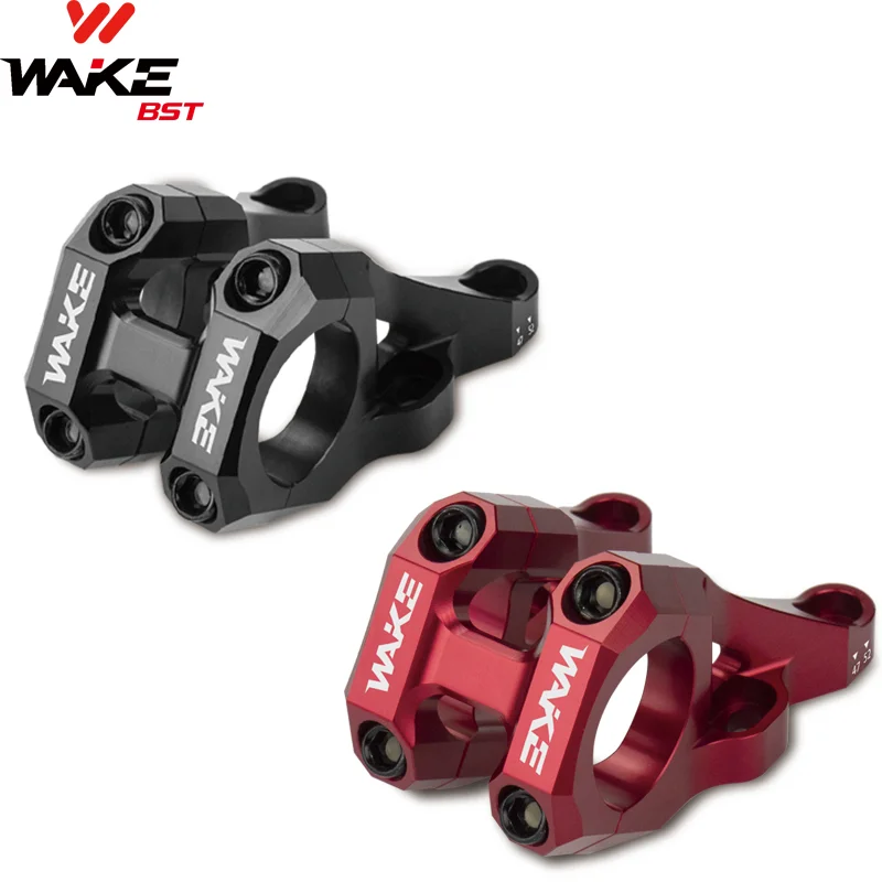 Wake DH/AM/FR MTB Bike Stem CNC Aluminum Alloy Downhill Bicycle DIRECT MOUNT STEM Handlebar 31.8mm for BMX Cycling Ultralight