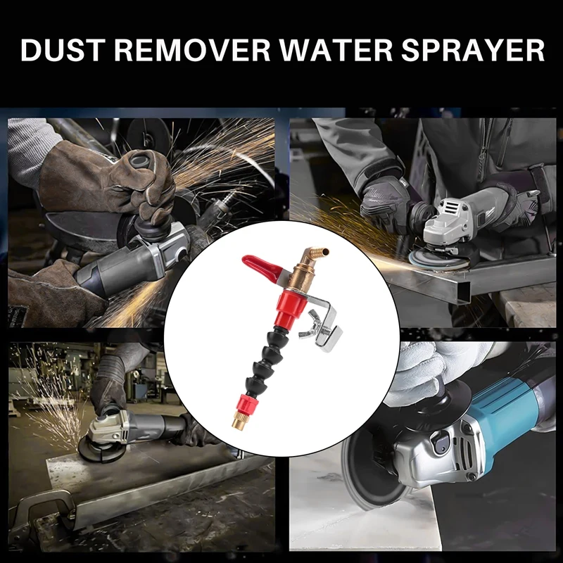 2Pcs Dust Remover Water Sprayer System Nozzle Coolant Sprayer Dust-Proof Sprayer For Brick Tile Cutting Machine Angle Grinder