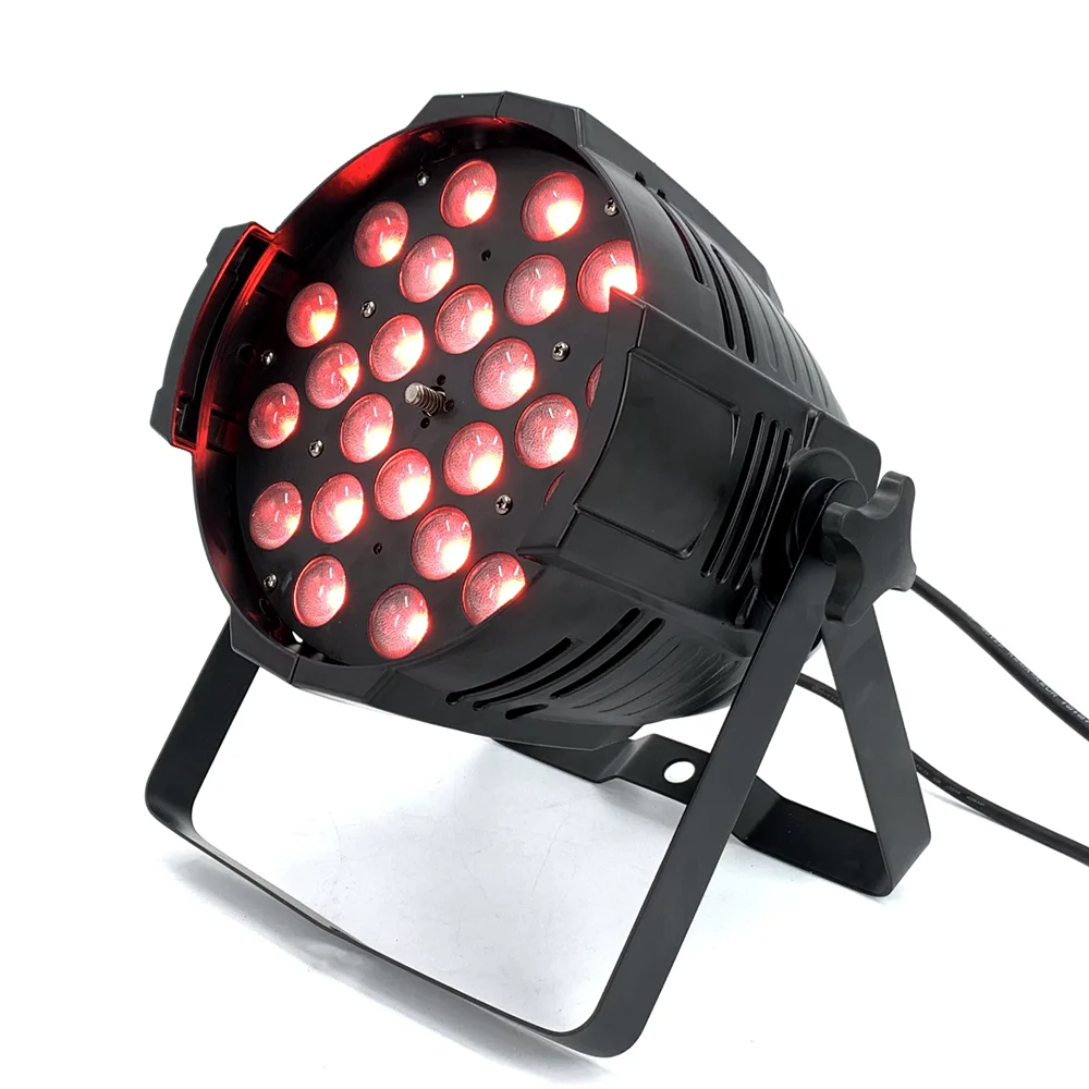 Imagem -02 - Led Rgbwa Luz uv 6in 24x18w Zoom de 1060 Graus Controlador Dmx