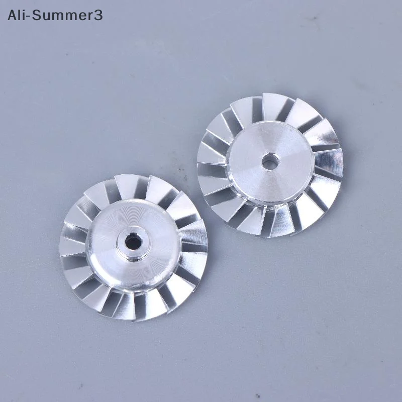 1 Buah Bilah Kipas Saluran CNC Presisi Tinggi 3mm Lubang 26.8/27.0mm Aluminium Untuk Pengering Rambut Kecepatan Tinggi 100000RPM