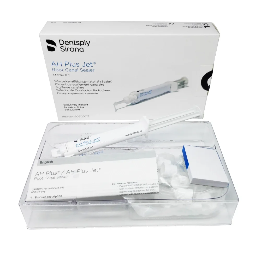 

Dentsply AH Plus Jet Root Canal Sealer Starter Kit Dental Root Canal Sealing Material Dentsply Sirona's Endodontic Sealer
