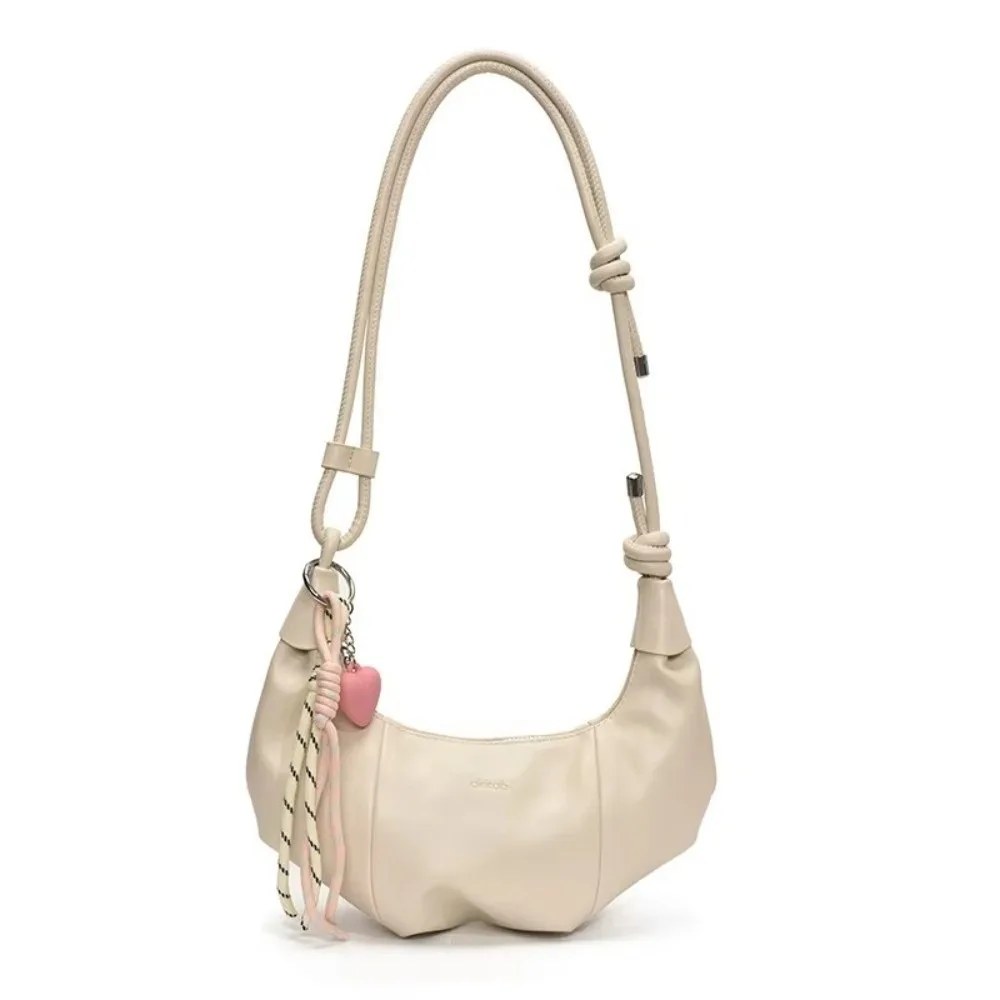 

Trendy Macaron Color Faux Leather Handbag Cloud Chain Strap Tote Bag Elegant Shiny Surface Evening Bag Evening