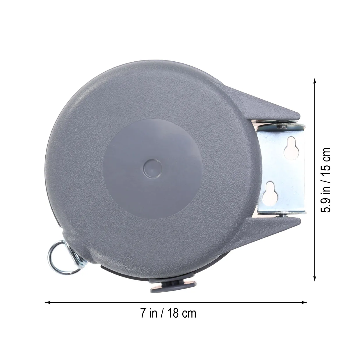 

12M Retractable Clothesline Grey Color Indoor Portable Bathroom Clothes Dryer Laundry Line Rope Telescopic